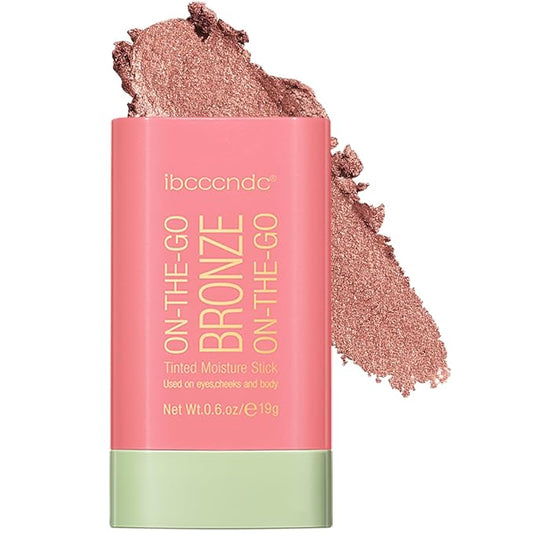 MEICOLY Cream Bronzer Stick, Natural Highlight Contour Makeup,Face