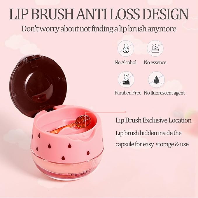 Strawberry Lip Sleeping Mask, Lip Mask