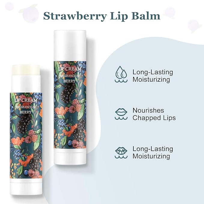 Boobeen Fruit Lip Balm Stick, Lip Moisturizing