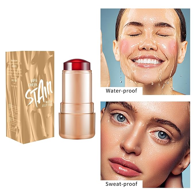 2pcs Jelly Blush Stick, Multi-purpose Lip and Cheek