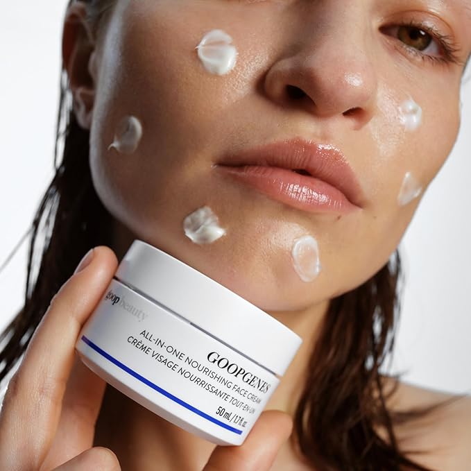goop Beauty Nourishing Face Cream | Improves Firmness, Elasticity, & Brightness | Botanicals, Ceramides, & Squalane | Anti Wrinkle Moisturizer | 1.7 fl oz