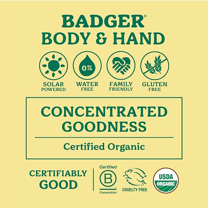 Badger Healing Balm, Hard Working Hands Cream, Organic Hand Cream for Dry Cracked Hands, Long Lasting Hand Moisturizer/Dry Hands Treatment, .75 oz Tin, 3-Pack