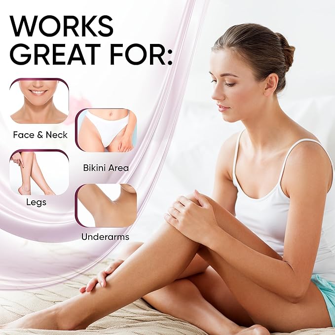 Razor Bump Solution for Bikini Area – Ingrown Hair Serum with Vitamin E, AHA/BHA, Camphor for Post-Shave Skin Care – Supports Smooth Skin on Face, Neck, Underarms