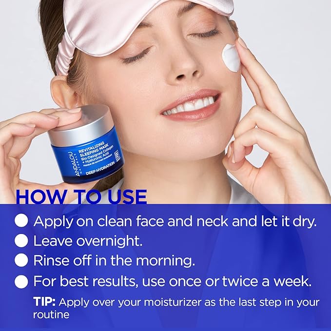 Andalou Naturals DEEP HYDRATION Revitalizing Sleeping Mask