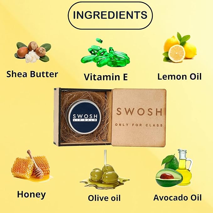 SWOSH Organic Lip Balm For Lightening