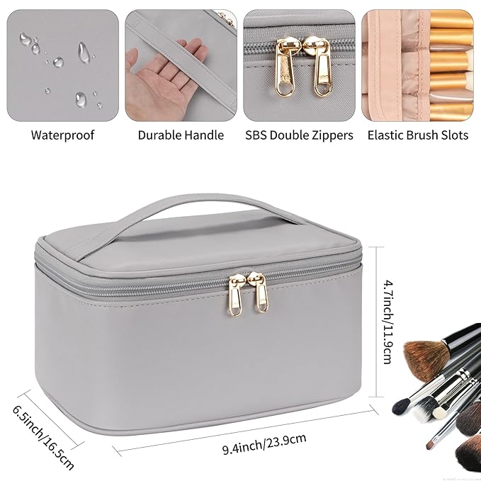 Ocheal makeup bag, portable cosmetic