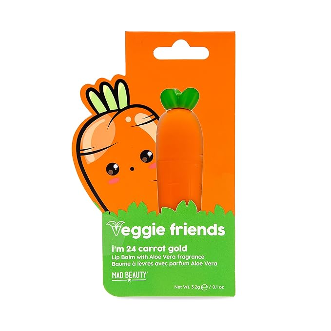 Mad Beauty Veggie Friends Carrot Lip Moisturizing