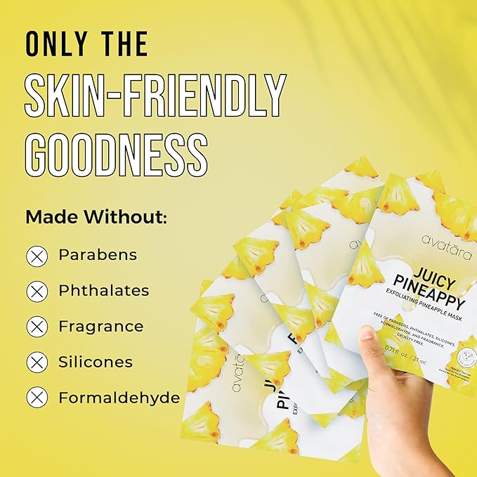 Avatara Juicy Pineappy Exfoliating Facial Mask