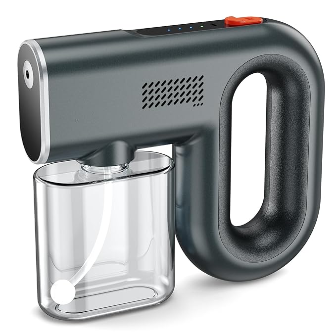 Cordless Spray Tan Machine, Rechargeable Spray Tan Gun Self Tanners Professional Mobile Spray Tan Airbrush Machine for Beach Tan Home DIY Spray Tan Travel Salon Self Tanner