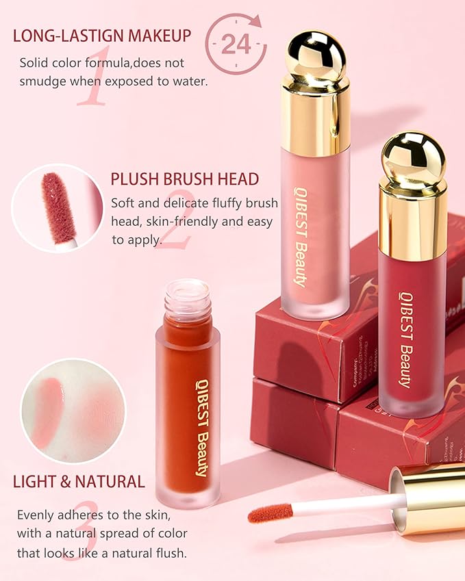 Liquid Blush Wand, Creme Matte Finish Looking, Dewy -# 02