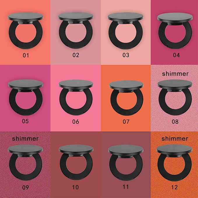 Blush Powder Face Makeup, Matte Natural Glow Blushing Blush 10