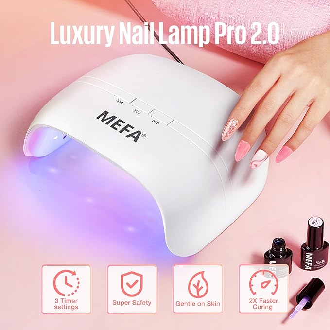 MEFA UV Nail Lamp, 72W