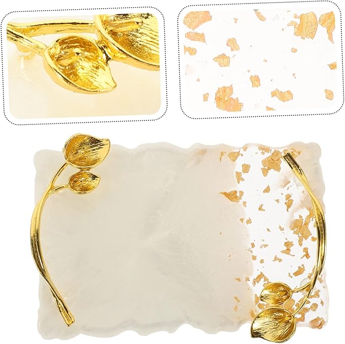 FOMIYES 2pcs Nail Palette Vintage Nail Plate White