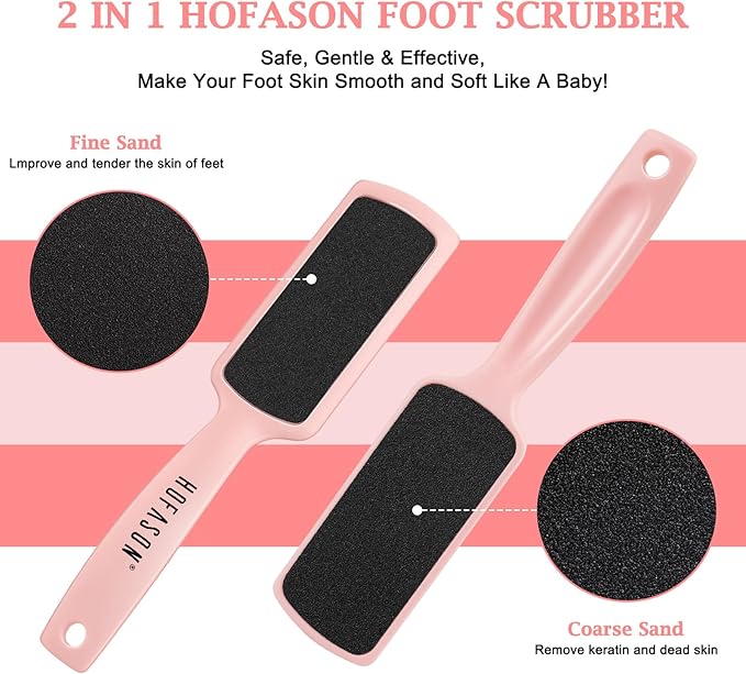 Hofason 4pcs pedicure foot files