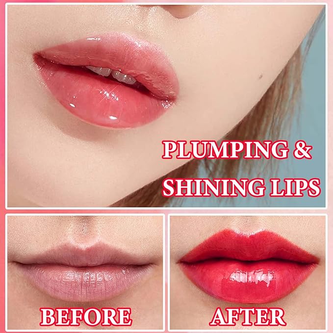 2 Colors Lip Tint Stain Set,Moisturizing Velvet Lip Set,Moisturizing