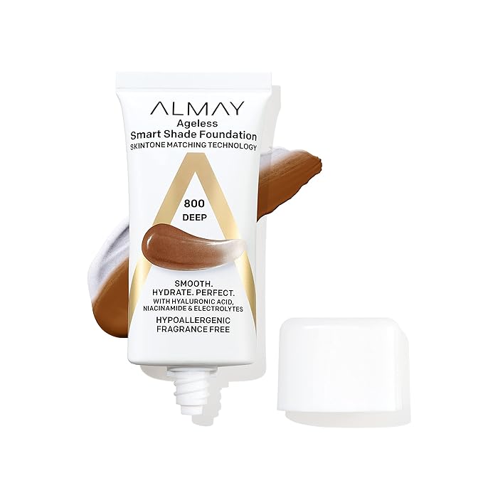 Almay Anti-Aging Foundation, Smart Shade Face Makeup with of 1)