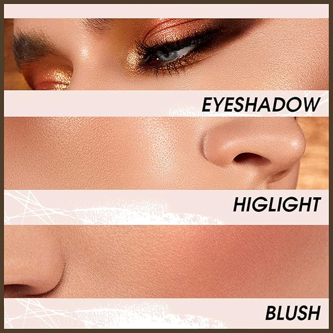 MIELIKKI Cream Highlighter Stick, Contour Stick Makeup, Shades Highlight #02