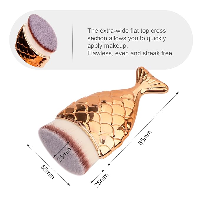 Self Tan Brush By Yoseng - Self Tanning Brush Applicator,Foundation Brush for Liquid Makeup,Sunscreen Applicator for Kids for Best Self Tanner for Face and Body With Case