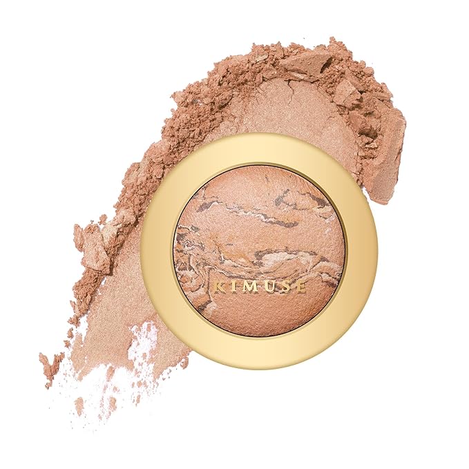 KIMUSE Lighting Glow Baked Foundation, Brighten Color, Color Natural Finish