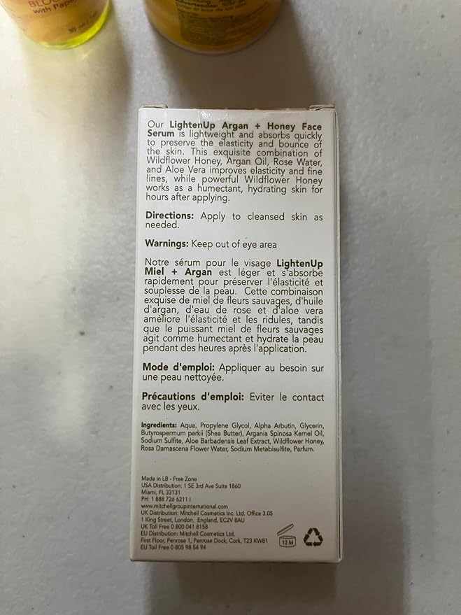 LightenUp Honey, Skin Brightening Serum –