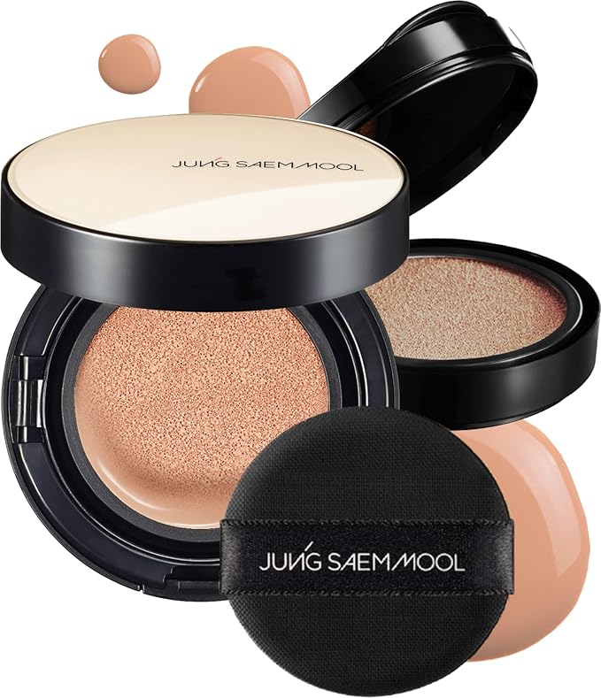 [JUNGSAEMMOOL OFFICIAL] Essential Skin Nuder Cushion (Pink Light) Cream Foundation