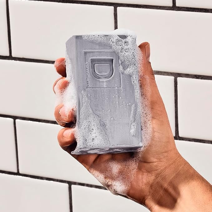 Duke Cannon Supply Co. Big Brick of Soap Bar for Men Gun Smoke (Wood, Bourbon & Leather) Multi-Pack - Superior Grade, Extra Large, Masculine Scents, All Skin Types, Paraben-Free, 10 oz (3 Pack)