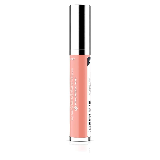 Neutrogena Hydro Boost Moisturizing Lip Gloss, Hydrating Non-Stick and Non-Drying Luminous Tinted Lip Shine with Hyaluronic Acid to Soften and Condition Lips, 23 Ballet Pink Color, 0.10 oz