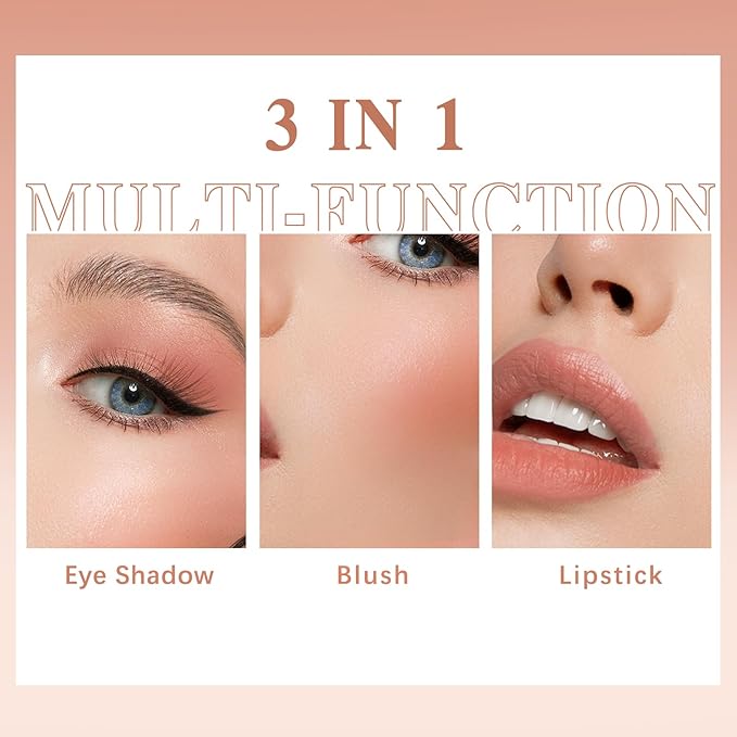 Blush Stick for Cheeks Makeup,Waterproof Cream Blush Face