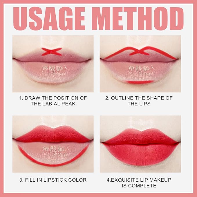 12 PCS Lip Liner Set, Matte Nude Lip Liner Pencil Set, Longwear Lip Liners Set, Waterproof Lipliner Lip Pencil Set, Richly Pigmented Lip Liner and Lipstick, Luxury Intense Lip Liner Pack