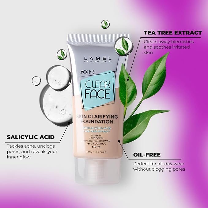 LAMEL OhMy Clear Face Full Coverage Foundation -