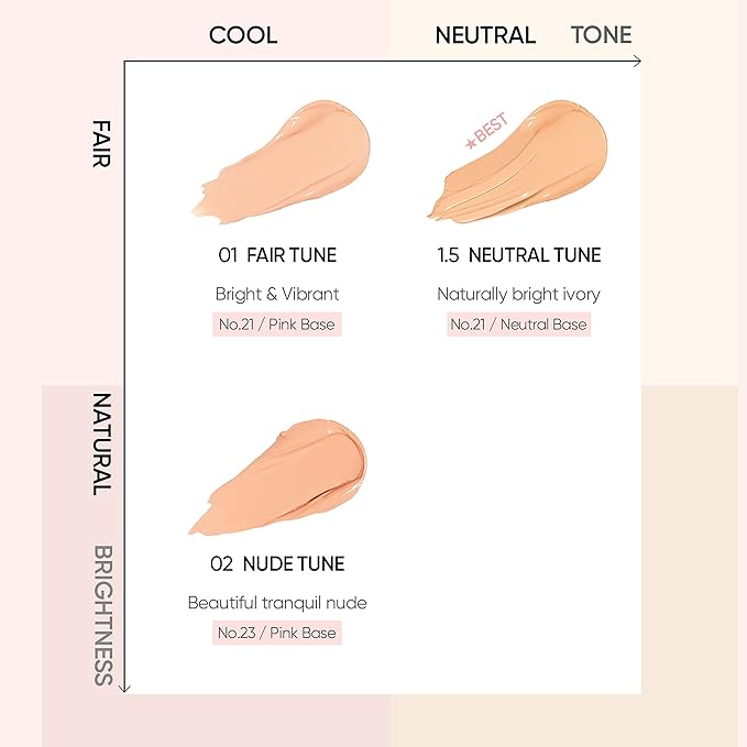 Skin Tune Vegan Cover Cushion Foundation 01 FAIR