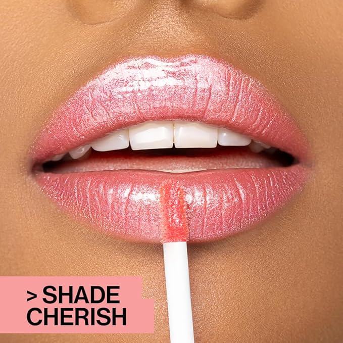 wet n wild MegaSlicks Lip Gloss, Ultra-Glossy, Vitamin-E Enriched, Ultra-Gloss High Shine Moisturizing, Cruelty-Free & Vegan - Crystal Clear(Carded)