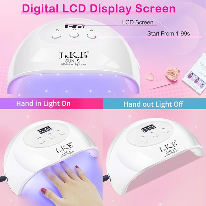 Uv light for gel nails,lke
