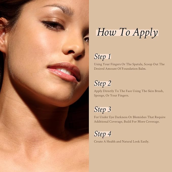 Foundation Balm, Matte Full Coverage Cream Foundation, Mature 0.99 oz