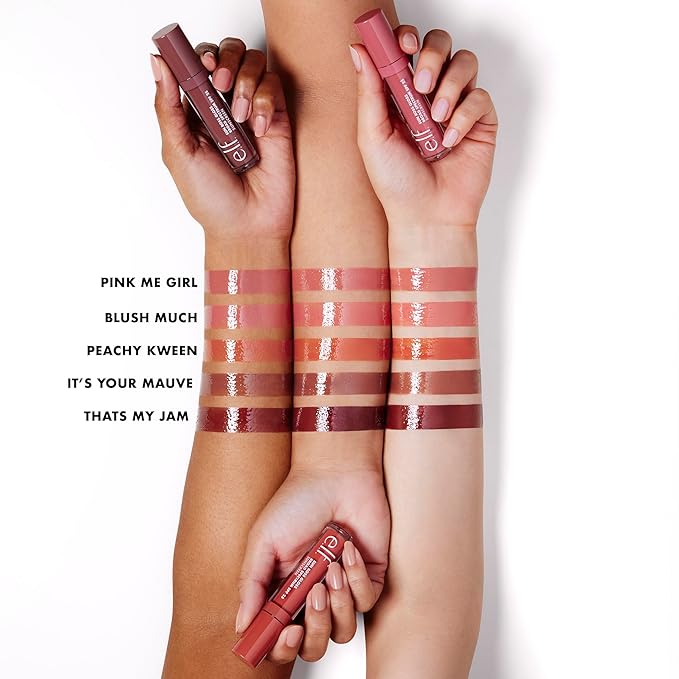 e.l.f. Sun Boss Gloss SPF 25, Pigmented Lip Gloss For A High-Shine Finish, Moisturizing & Conditioning Formula, Vegan & Cruelty-Free, Pink-Me Girl