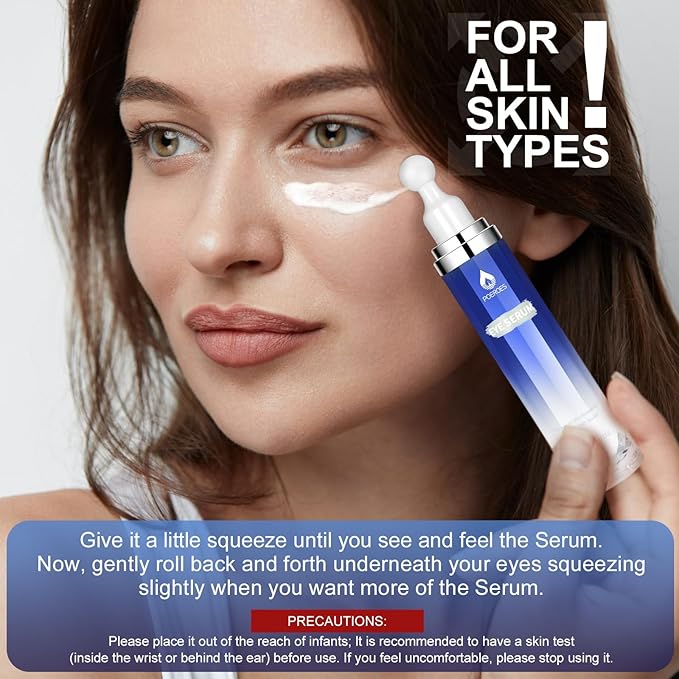 Eye serum with 8% caffeine