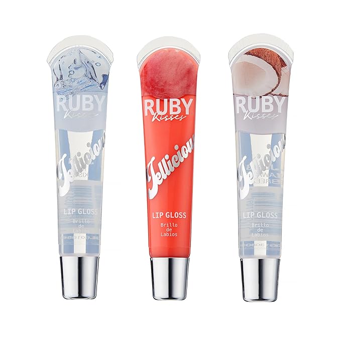 Ruby Kisses Jellicious Mouth Watering Lip Gloss (JLG01 & JLG04 & JLG13)