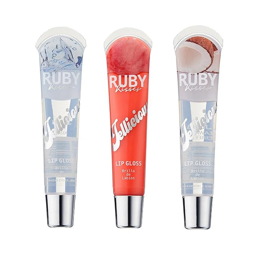 Ruby Kisses Jellicious Mouth Watering Lip Gloss (JLG01 & JLG04 & JLG13)