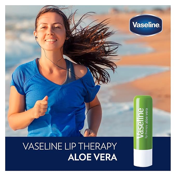 Vaseline Aloe Fresh Lip Therapy Stick- .16 oz (Pack of 2)