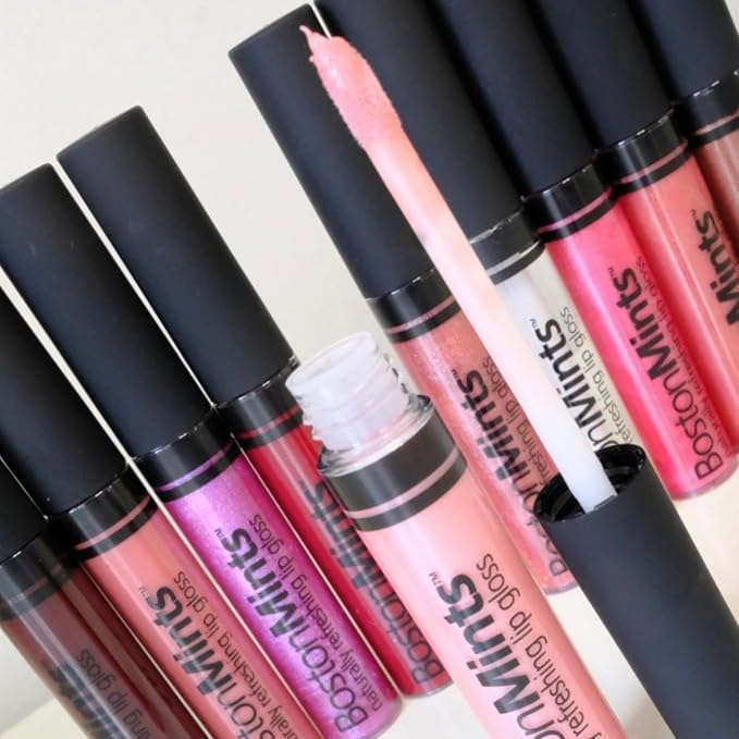 Bean Towne Vegan, Gluten and Cruelty-free Lipgloss with a long lasting, non-sticky formula with Aloe, Vitamins C & E, and Botanical mint, Clean Beauty for soft, moisturized lips.