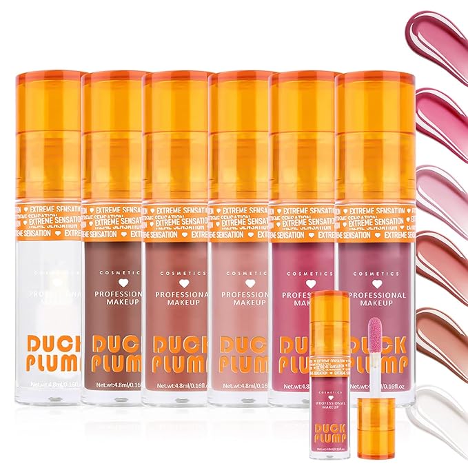 Super Lustrous Lip Oil, Non-Sticky, Hydrating, Hypoallergenic, Waterproof, High Shine Finish (04# Sheer Pink)