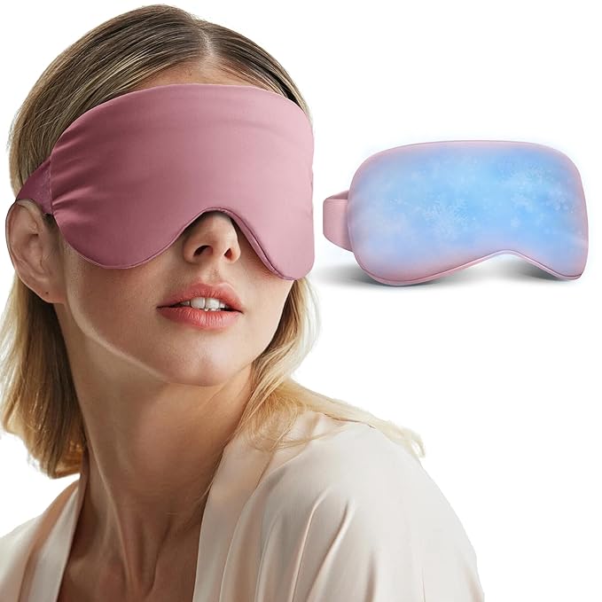 Cooling eye mask, cold eye