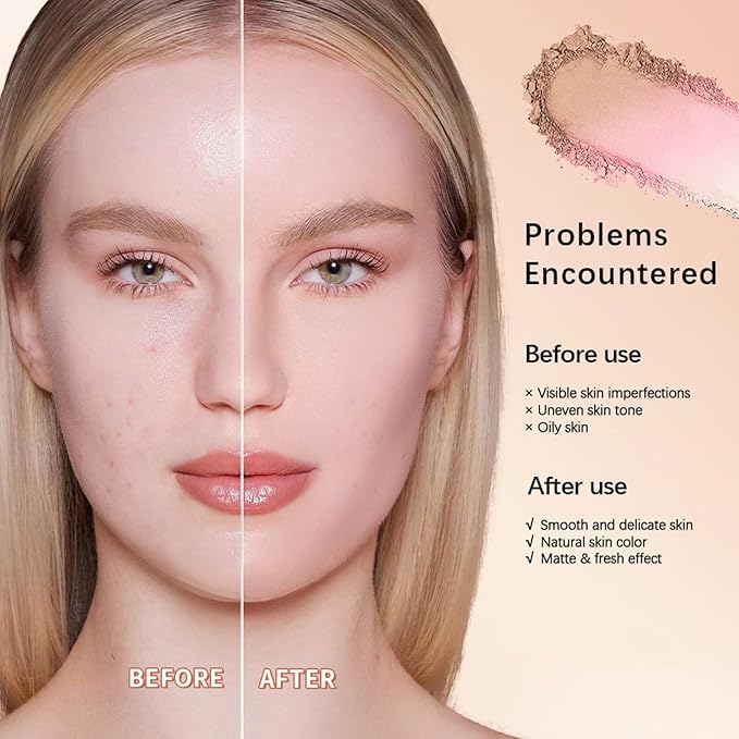 Baked Foundation, Coror Correcting Baked Foundation,Buildable Coverage, Lightweig