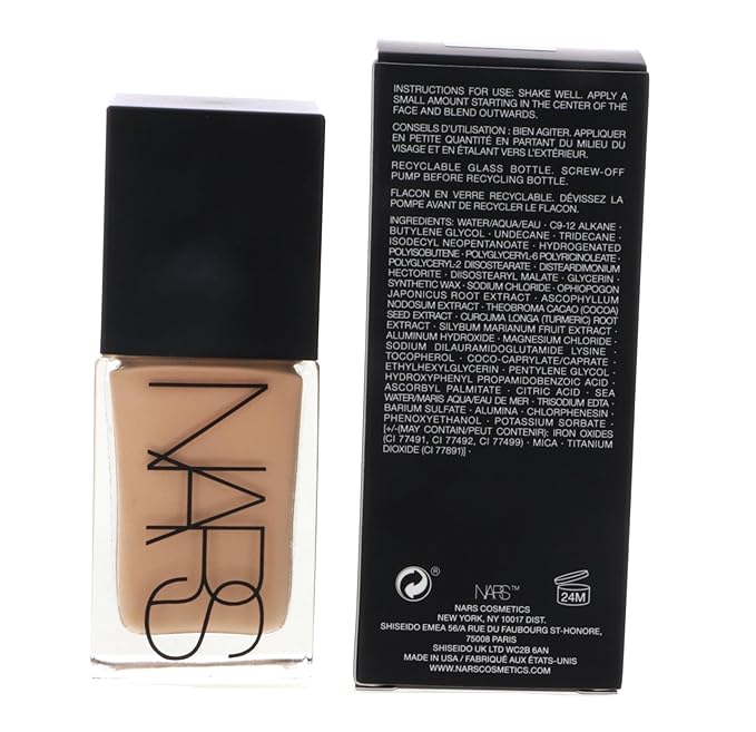 NARS Light Reflecting Foundation - Advanced Makeup-Skincare Hybrid 1.0 Ounce 30ml