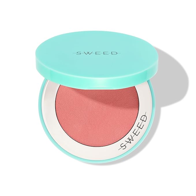 SWEED - Air Blush Cream | High Pigmented, Velvet Finish | Vegan, Cruelty-Free, Clean Beauty (Cheeky, 1.4 oz | 40 g)