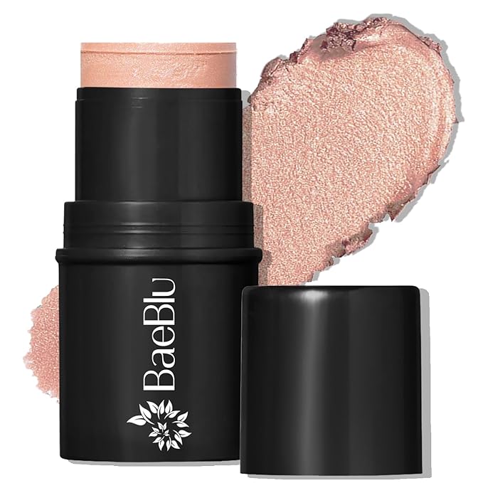 Organic Tint Tube, 100% Natural Vegan Gluten-Free Cream Highlighter Multi-Stick, Made in USA, Moscato