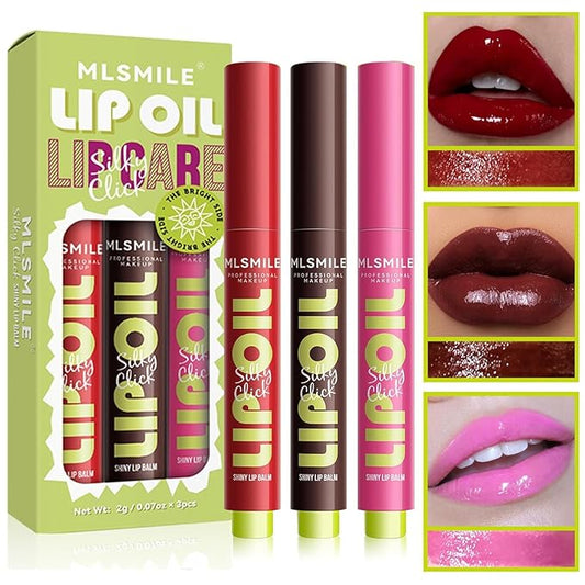3 Colors Fat Lip Oil Click