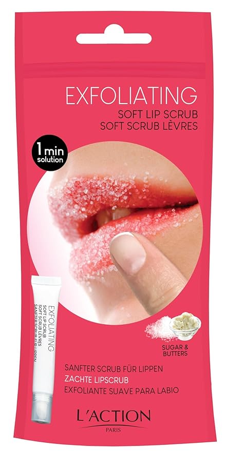 L'Action Paris Exfoliating Soft Lip Scrub,