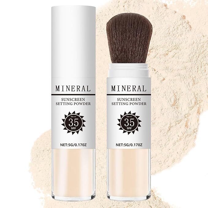 Mineral Sunscreen Setting Powder, SPF 35 Translucent Loose
