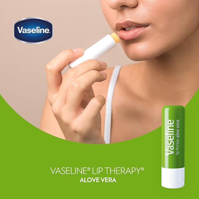 Vaseline Aloe Fresh Lip Therapy Stick- .16 oz (Pack of 2)